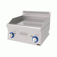 Plaque de cuisson électrique chrome dur – lisse – 6 kW – Série 600 – 63 x 65 cm – Réf. AKS-SGS-AEI-660-CR - AKS-SGS-AEI-660-CR
