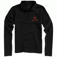 Polo manches longues pour femme Oakville - 100% coton maille piquée - 200 g/m² Polo manches longues pour femme Oakville - 100% coton maille piquée - 200 g/m²