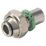 Raccord droit ecrou nickele eurocone (joint thorique) - 3/4-16_0