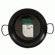 San Ignacio LA DEHESA - Poêle à paella émaillée profonde avec poignées 24 cm - acier SANR393