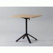 Table carrée rabattable Flexit ? Dinavi avec plan rabattable