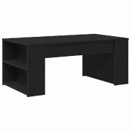 VidaXL Table basse Chêne noir 102 x 55 x 42 cm Bois d'ingénierie Modèle Zenithal Prestige - 862495