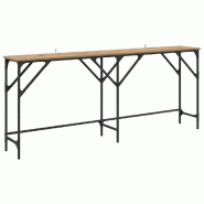 VidaXL Table console Chêne artisanal 180 x 30 x 75 cm Modèle Aero Panorama Advance - 882879