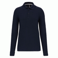 WK Designed To Work Polo manches longues homme Navy S 65% Polyester | 35% Coton - S multicolore 3663938185668