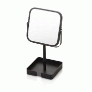 AQA Design Miroir de table KETTY en métal noir L.17,2 P.13 H.29,3 MP01915 - noir métal MP01915