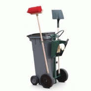 Chariot de voirie pour conteneur poubelle Chariot de voirie pour conteneur poubelle