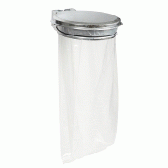 COLLECMUR EXTREME Support sac mural avec couvercle 110L Acier Galvanisé