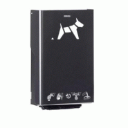 Distributeur mural hygiène canine - Disponible en 4 couleurs - Fabrication Française - Hauteur 425 mm, Largeur 125 mm, Longueur 255 mm_0