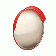 Edimeta Miroir de sécurité interieur/exterieur diamètre 600mm - orange 350851