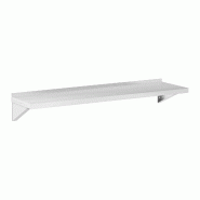 Étagère murale acier inoxydable 150 x 40 cm jusqu'à 80 kg étagère murale industrielle étagère murale 14_0005150 - inox 3000229551533 Étagère murale acier inoxydable 150 x 40 cm jusqu'à 80 kg étagère murale industrielle étagère murale 14_0005150 - inox 3000229551533