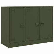 Helloshop26 - Buffet bahut commode armoire meuble de rangement organisateur cuisine salle de séjour salon olive 99 x 39 x 73 cm 02_0036594 - 30002129 Helloshop26 - Buffet bahut commode armoire meuble de rangement organisateur cuisine salle de séjour salon olive 99 x 39 x 73 cm 02_0036594 - 30002129