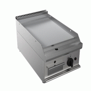 ITALCONCEPT L2G Fry-Top Gaz Nervuree A Poser 270 x 400 x 700 mm - 3616350181329