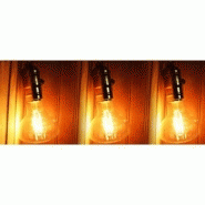 Pack x 3 ampoules vintage ? Led e27 4w style edison r80