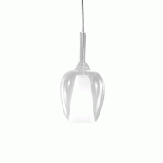 Ofelia S/10 Lampe À Suspension Transparente - Verre Borosilicate E27, Câble 3M, Essential Design Gea Luce - transparent OFELIA S/10 - TRASPARENTE