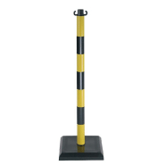 Poteaux sur socles avec crochets pour chaines - PTPVCJNNR-NV01_0