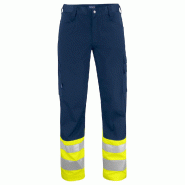 PROJOB Pantalon HV Jaune/Marine CL 1 T.50 PROJOB Pantalon HV Jaune/Marine CL 1 T.50