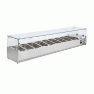 Saladette réfrigérée 9 bacs GN 1/3 Série G GD878 Polar
