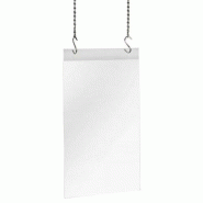 Sigel Porte-affiche à suspendre Acrylic, pour A4, transparent - 4004360982651