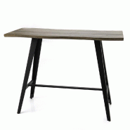 Table Joe en bois et métal 140x70x105cm