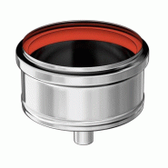 Tampon de purge inox + joint ten - ø 80