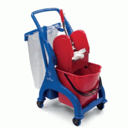 VEGA 308 Chariot en polypropylène 25 lt avec timon central en «U»