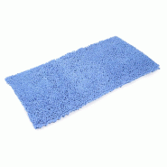 AQA Design Tapis de bain 100 % polyester TERRY bleu clair L.60 P.100 H.1 MP05497 - bleu polyester MP05497