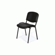Chaise de conférence en tissu - noir-k10,sans,sans_0