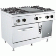 CombiSteel Base 700 Cuisinière à plaques chauffantes 4 Br. Four à gaz - 7422242898833 CombiSteel Base 700 Cuisinière à plaques chauffantes 4 Br. Four à gaz - 7422242898833
