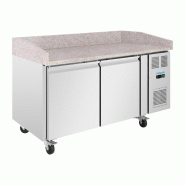 Comptoir à pizza 2 portes avec dessus en granit Série U 428L UA081 Polar
