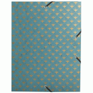 Exacompta Lot de 8 Boîte à élastique FOREVER, carte recyclée, dos de 40, coloris assortis (3) - 3130630594505
