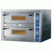 Four À Pizza Électrique - 2 Chambres - 2 X 6 Pizzas Diamètre 340 Mm - FPSB6+6 Four À Pizza Électrique - 2 Chambres - 2 X 6 Pizzas Diamètre 340 Mm - FPSB6+6