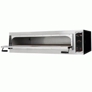 Four à pizza électrique Virtuoso6BTOP - Grande fenêtre vitrée - Version Large et tout refractaire - 6 pizzas Ø 35 ou EN6040  | P - Commandes électromécaniques_0