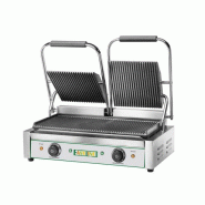 Plaque de cuisson en fonte 475x230mm double rainurée Easyline