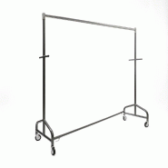Portant industriel charges lourdes en Z avec poignées  L170 cm x H 160 cm
