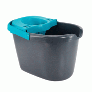 SP BERNER - Seau ovale avec essoreuse, 16 L - bleu plastique SB187