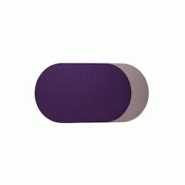 Stil Casa, set de 12 sets de table bicolores, polyuréthane cousu, 48xh. 30 cm, finition dollar couleur violet/rose. - TOV4830-D-VC Stil Casa, set de 12 sets de table bicolores, polyuréthane cousu, 48xh. 30 cm, finition dollar couleur violet/rose. - TOV4830-D-VC