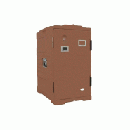 Armoire isotherme plastique marron 115L 61x43x81cm