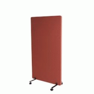 Décoshop26 - Cloison acoustique paravent de bureau séparateur de pièce panneau d'affichage à double paroi 147x80 cm en tissu marron 04_0006420 - m Décoshop26 - Cloison acoustique paravent de bureau séparateur de pièce panneau d'affichage à double paroi 147x80 cm en tissu marron 04_0006420 - m
