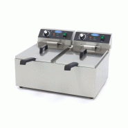 Friteuse double Pro ECO, 2 x 11 L - 2 paniers, 230 V, 6000 W_0
