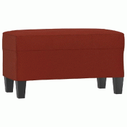 Helloshop26 - Banc banquette rouge bordeau x 70 x 35 x 41 cm synthétique 02_0010482 - rouge polyester 3000577382728