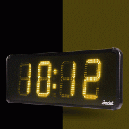 Horloge HMTLED 20, alimentation 230V, Independante ou Radio ALS, LED jaune - BODET