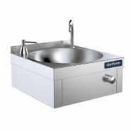 Lave-mains mural 400x400x173, robinet pivotant, distributeur de savon - DISTFORM F0252001