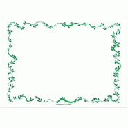 Set de table papier blanc Floralia 31x43cm - par 2000