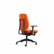 Siège de bureau ARTECH pour grand gabarit - mécanisme synchrone - assise déclipsable - accoudoirs 2D - cadre noir ou blanc Siège de bureau ARTECH pour grand gabarit - mécanisme synchrone - assise déclipsable - accoudoirs 2D - cadre noir ou blanc