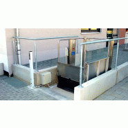 Élévateur compact  - Dispositif breveté de franchissement des marches d'escalier - HETEK - VERRAlift LM