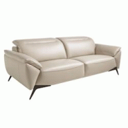 AC ANGEL CERDA Angel Cerdá Canapé 3 places en cuir taupe 6132C 223 x 107 x 102 - gris fourrure 8435631020998 AC ANGEL CERDA Angel Cerdá Canapé 3 places en cuir taupe 6132C 223 x 107 x 102 - gris fourrure 8435631020998