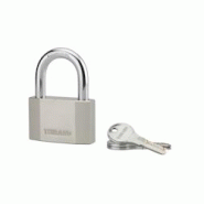 Cadenas à clé Octo, acier, chantier, anse acier, 70mm, 3 clés - THIRARD - gris 3150269900553 Cadenas à clé Octo, acier, chantier, anse acier, 70mm, 3 clés - THIRARD - gris 3150269900553
