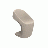 Chaise Design in & out UFO - granit crème