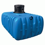 Cuve de stockage d'eau 1500l enterrée confort flat - BLEU - bleu 4023122201540