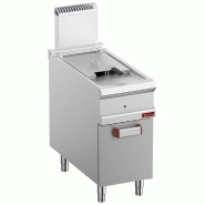 Diamond - Friteuse gaz 1 cuve 18 lit. (18 kW) sur meuble fermé - réf. G9/F18A4-N - inox AKS-G9/F18A4-N
